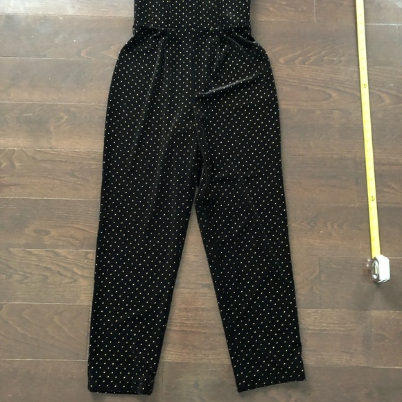 Amanda Uprichard velvet with gold studs jumpsuit. Small - Picture 7 of 10